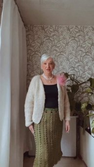 Юбка крючком