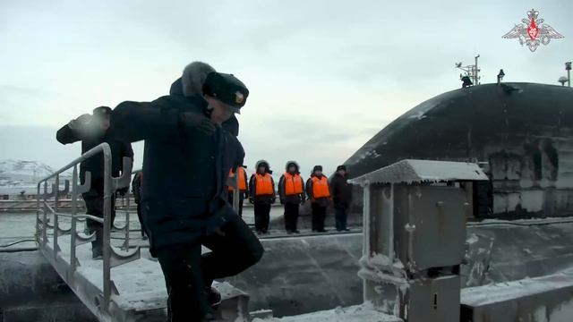 Подводная лодка «Архангельск» прибыла в пункт постоянного базирования на Северном флоте