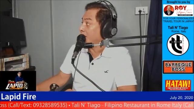 HIGH-PROFILE INMATE JAYBEE SEBASTIAN, NAMATAY DAW sa "SALOT"? (LAPID FIRE, July 20, 2020)