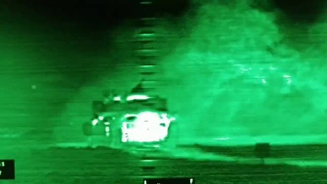 Thermal View of Tank firing