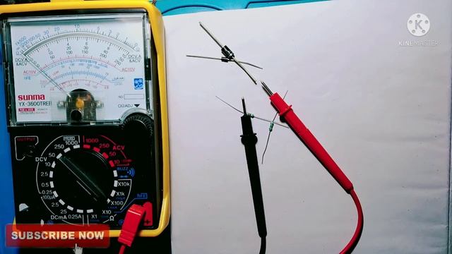 How to Cheak Diode and Resistor with Analog Multimeter in hindi