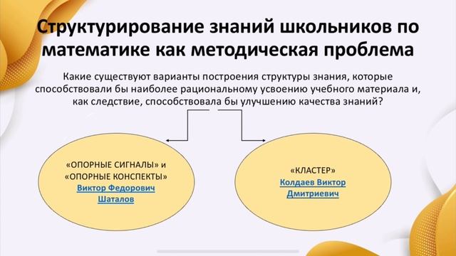 Выпуск 3 «Кластерная технология на уроках математики»