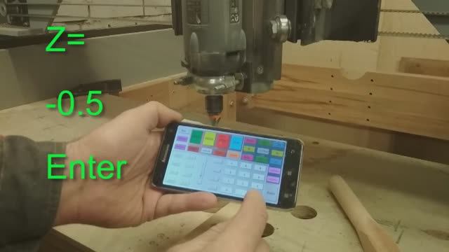 Дистанционный пульт на смартфон  для Mach3 своими руками. Часть 2