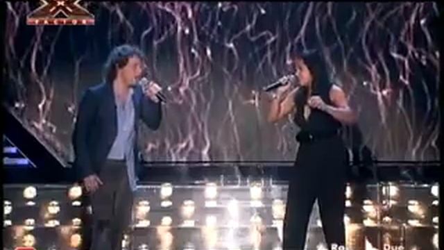 X FACTOR GALA' "Come in ogni ora" KARIMA E MATTEO BECUCCI