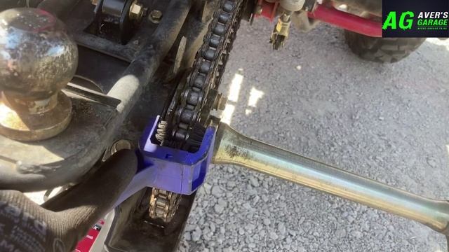 Детский квадроцикл Wels thunderevox 200. Замена масел, натяжка цепи, шприцевание подвески.