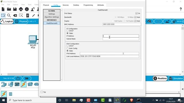 05. Practical Demonstration using Packet Tracer