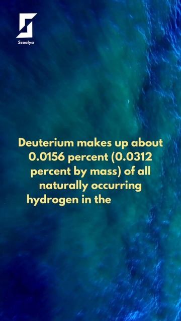What is Deuterium ? | Chemistry | #deuterium #shorts
