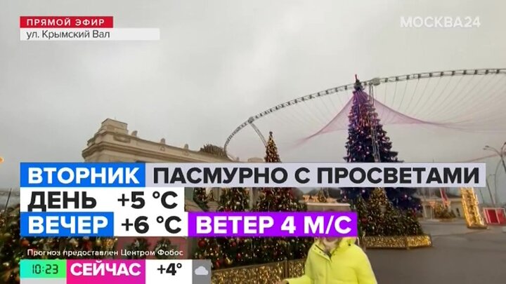 "Утро": москвичам рассказали о погоде 28 января