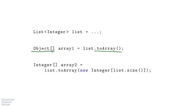 Базовый курс Java - #99 урок. Преобразование в массив и обратно