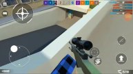 Играю в Blockfield в режим AWP