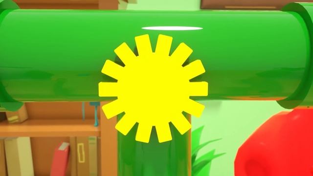 Учим цвета! Машинки с гигантскими колёсами и футбольные мячи — детские стишки и песни