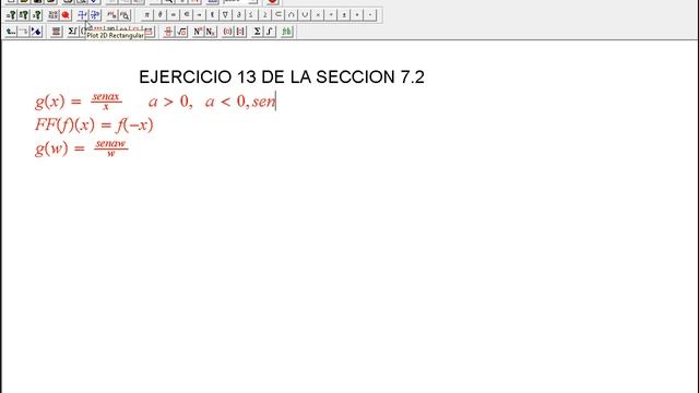 TEOREMA LINEALIDAD DE TRANSF. FOURIER Y RELACION DE RECIPROCIDAD DE TRANSF. FOURIER