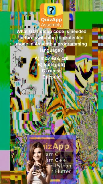 Assembly What GDT setup code is needed before switching to protected mode in Assembly programming l