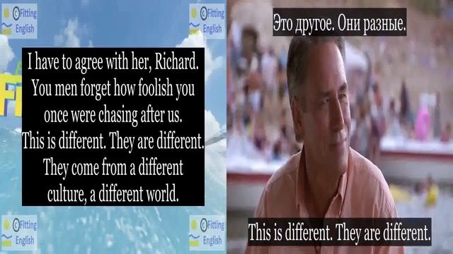 Lesson172 Study English through film FOOLS RUSH IN on 8chnl RU Fitting English