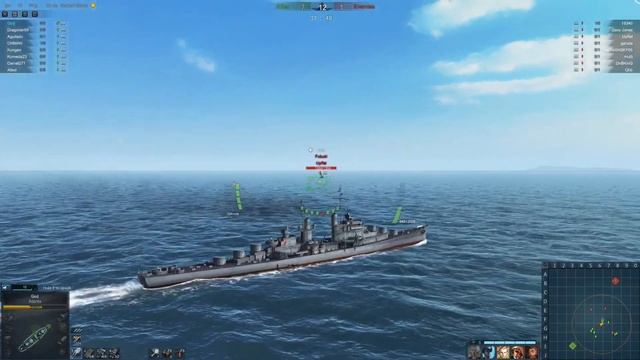 Steel Ocean【海战世界】: Wolves of Deep Sea——Atlanta Cruiser, 11 kills,wow!