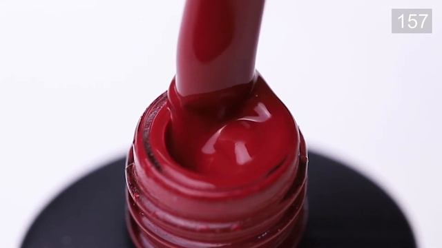 Гель-лак Couture Colour №157 (красный классический, эмаль), 9 мл
