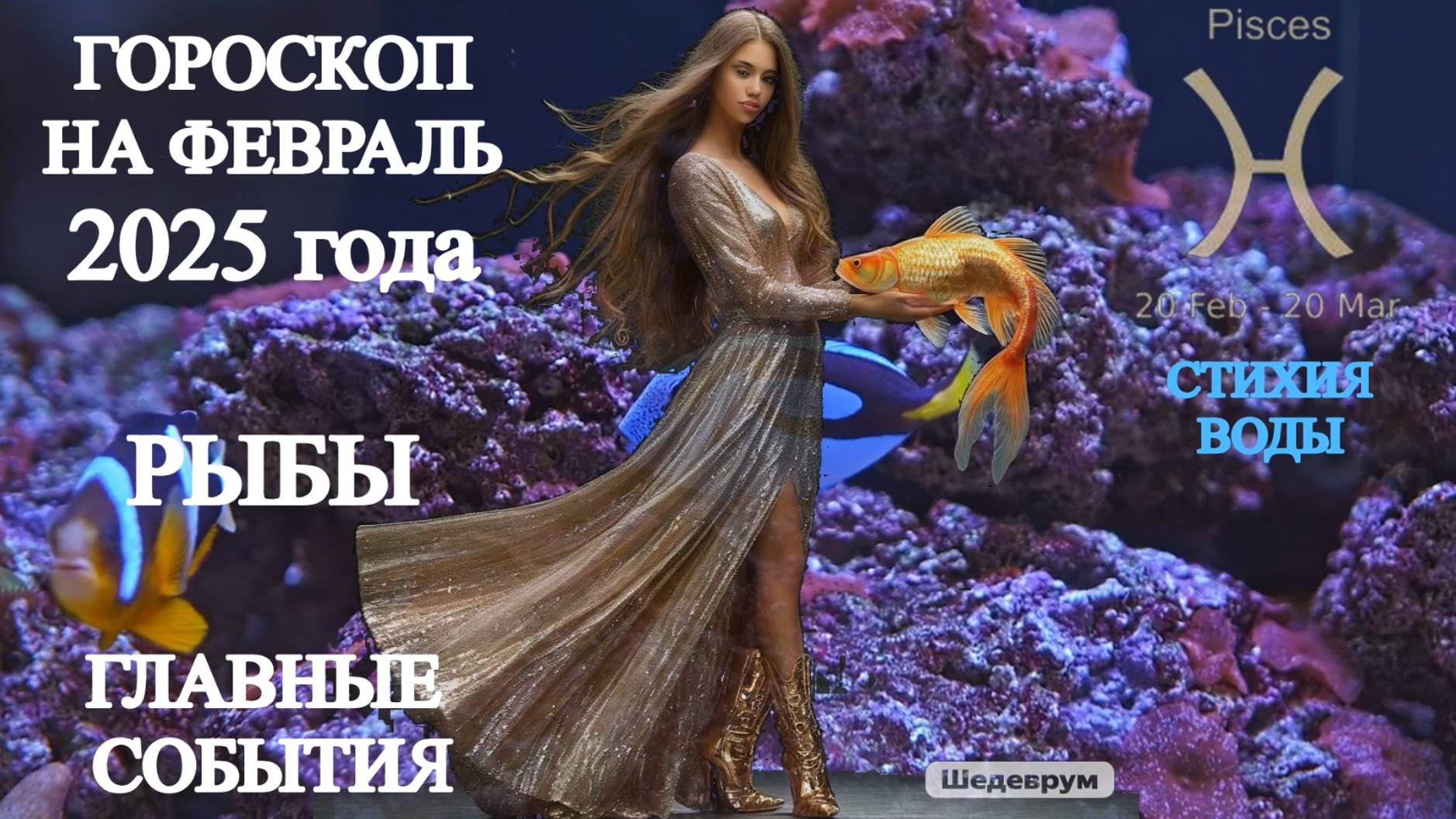 Гороскоп на февраль 2025 года. Рыбы. Главные события.