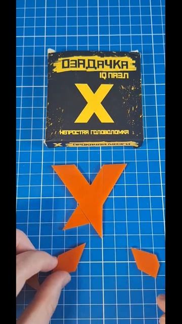СУПЕР ГОЛОВОЛОМКА Озадачка Сложи Х из 7 деталей #головоломки #пазлы #тренд2023 #shots