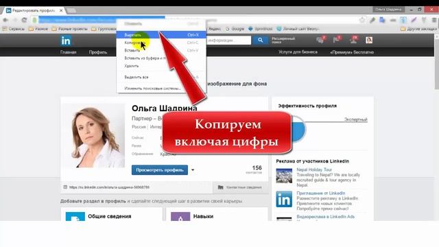 Где брать ссылки на личные страницы в соц сетях и реферальную ссылку в Payeer