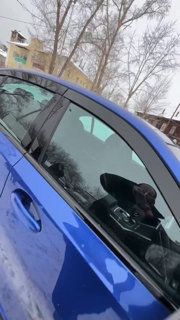 Плоские тюнинг дефлекторы для BMW 3 G2X / 2Д ветровики на БМВ 3 Г2Х