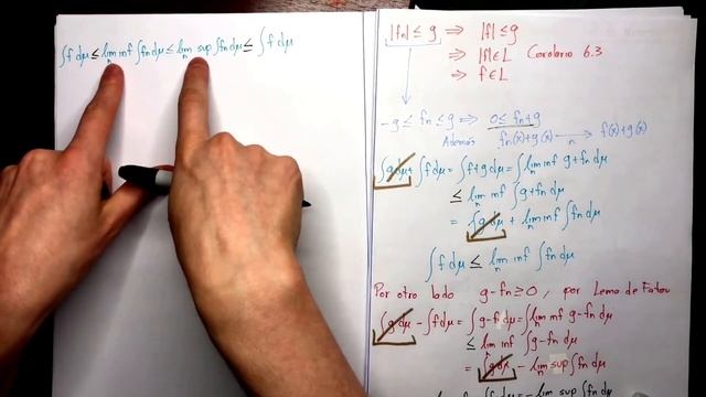 19 - Teorema de convergencia dominada de Lebesgue