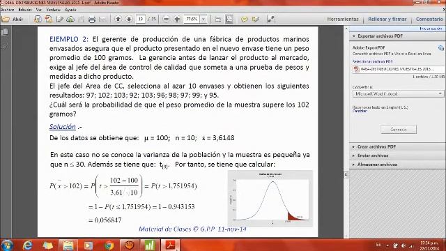 Tutorial 1 con Minitab