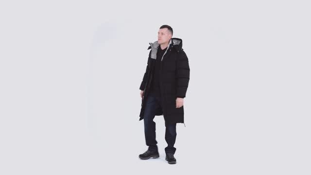 Пальто Laplanger Флойд Nordic Goose енот черный