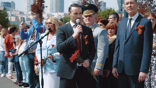 Кадетский парад на севере Москвы