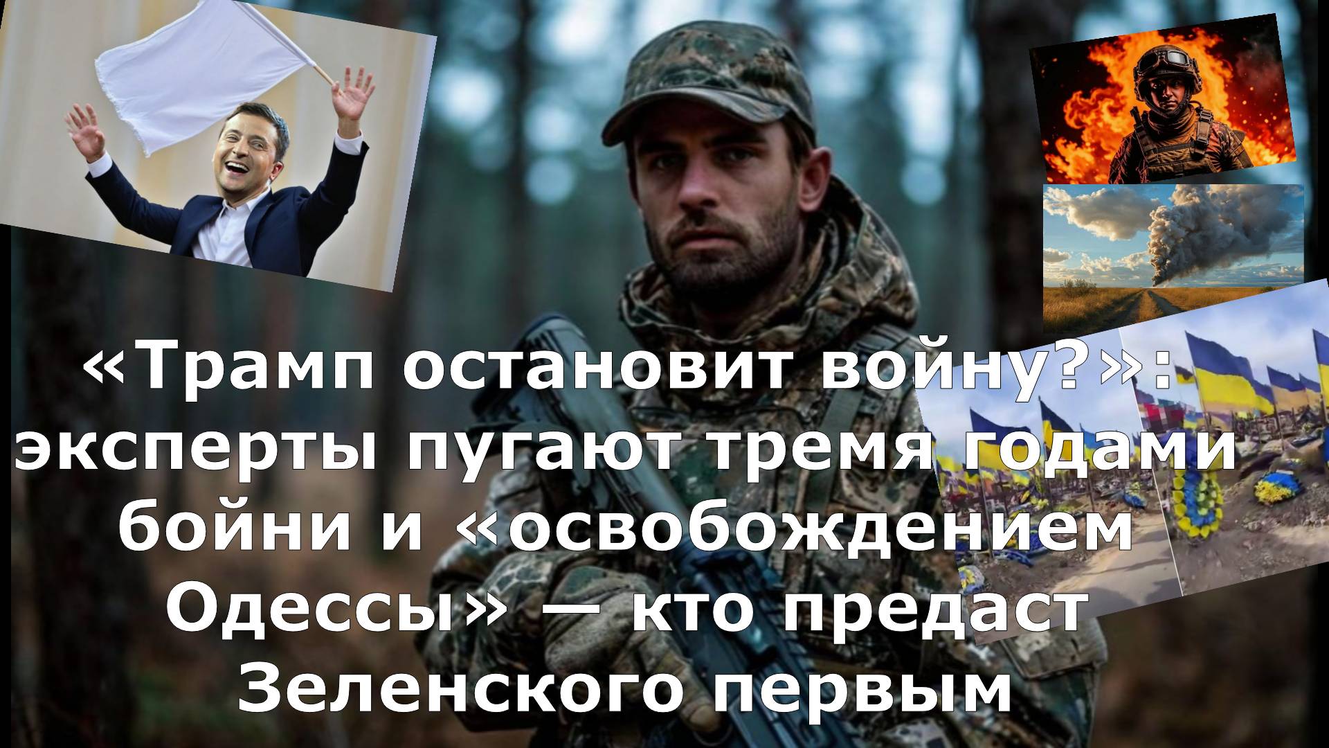 «Трамп остановит войну?»: эксперты пугают тремя годами бойни и «освобождением Одессы» — кто предаст