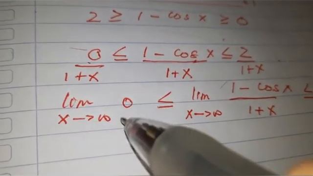 Teorema Apit (Limit Tak Hingga Fungsi Trigonometri)