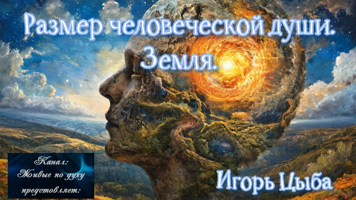 Размер человеческой души.
Земля. Игорь Цыба.