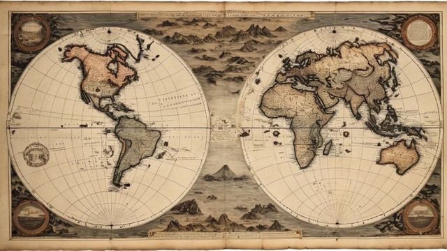 10 самых известных карт плоской земли