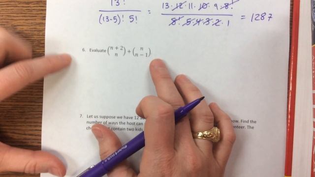 Counting Principle and Binomial Theorem #3