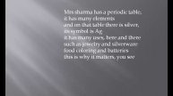 Transition Metals Song