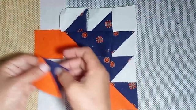 Изящный лоскутный блок в виде медвежьей лапы