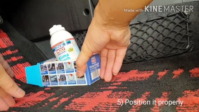 Mini R56 - disinfect air conditioning system with Liqui Moly Klima Fresh