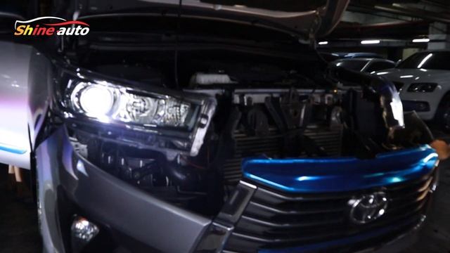 INNOVA REBORN UPGRADE PROJECTOR OSRAM ADVANCE LED & Devil Ice Blue | Shine Auto