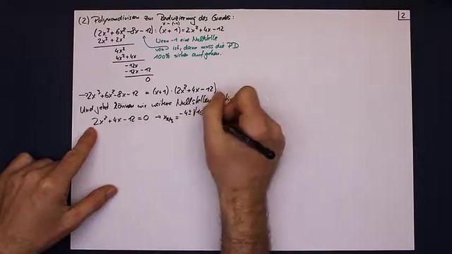Funktionen - Teil 12.6.1 - Faktorisierung von Polynomen