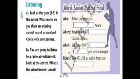 Favourite Sport activity p. 103 Ex 6