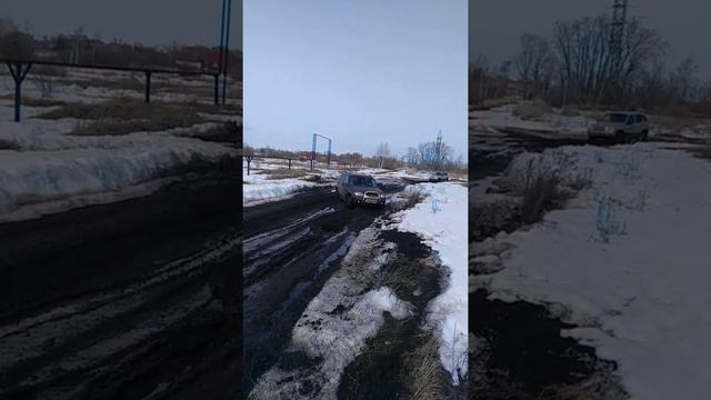 Шевик борется в колее