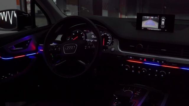 Эффектная подсветка салона Audi Q7: Преобразите свой интерьер!