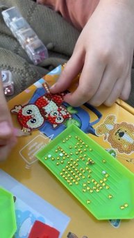 Набор алмазной мозаики✨В наборе брелоки, стикеры,картинаWildberries(арт 215320390)#алмазнаямозаика