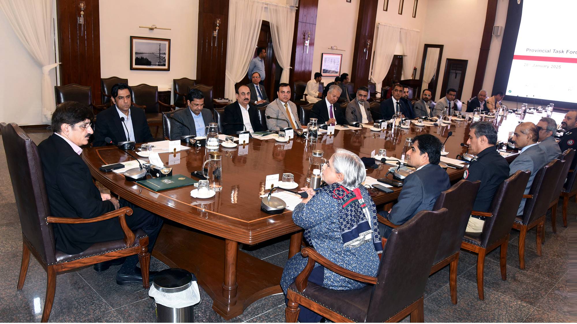 Provincial Task Force (PTF) meeting on Polio Eradication at the CM House.