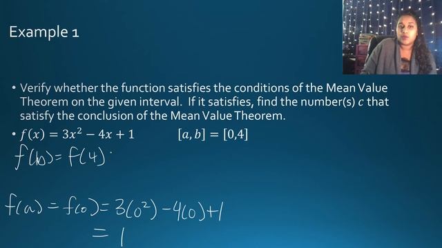 Calc 3.3 - Existence Theorem Mean Value and Rolles