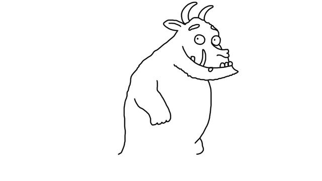 How To Draw The Gruffalo From The Gruffalo Story And Movie In Full