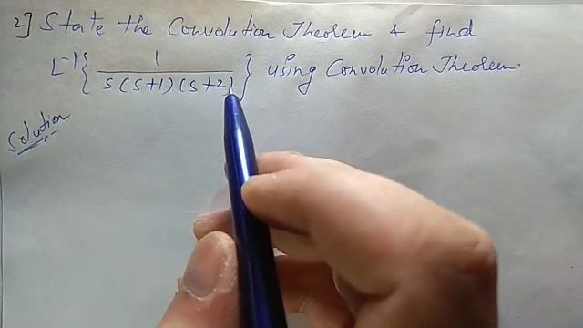 Convolution Theorem in Inverse Laplace Transform with Examples. Lecture-14