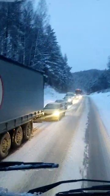 пробка Урал, в сторону Уфы