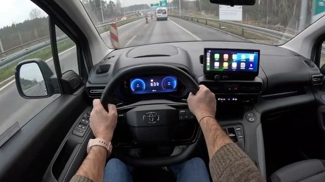 НОВАЯ Toyota Proace City Verso 2025 15 D4D 130 hp POV Test Drive