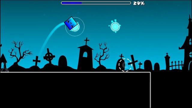 прохожу свой уровень в Geometry Dash