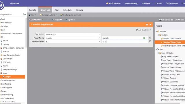Vidyard with Marketo - Smart Campaigns and Lead Scoring
